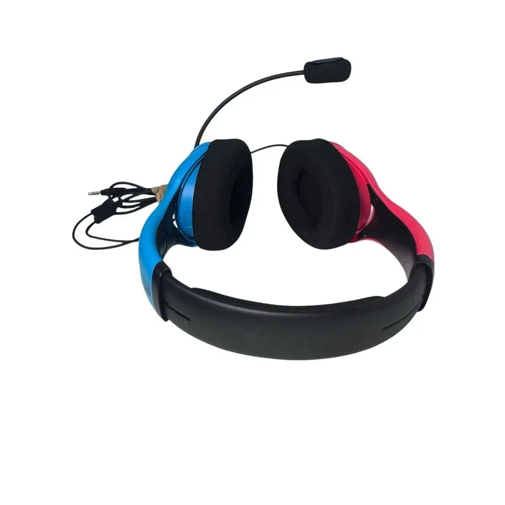 PDP Airlite Wired Headset For Nintendo Switch Red Blue Fast Shipping